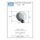 Отвод для душевого шланга Remer RR 309L BO