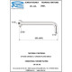 Отвод для душевой головки Remer RR 343L30 BO