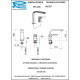 Смеситель для раковины Remer RR AU57 NP Серия Absolute