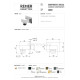 Отвод для душевого шланга Remer RR 309W