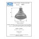 Душевая головка Remer RR 355FO с шарнирным соединением