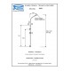 Душевая стойка Remer RR 318C