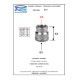 Муфта переходная Remer RR510 1/2"-1" хром