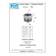 Футорка Remer RR511 3/8"г-1/2"ш хром