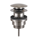 Донный клапан Remer RR905CCR NP бронза click-clack 1,1/4" с переливом.
