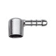 Штуцер угловой Remer RR539 хром 1/2"г- 10 мм
