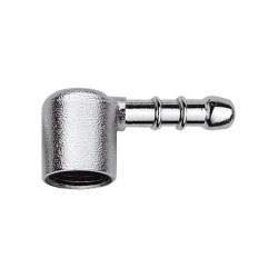 Штуцер угловой Remer RR539 хром 1/2"г- 10 мм