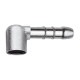 Штуцер угловой Remer RR537 хром 1/2"г- 15 мм