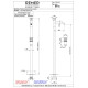 Смеситель для раковины Remer RR ET18 Серия Element напольный