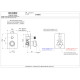 Смеситель для ванны и душа Remer RR ET09HG встраиваемый Серия Element
