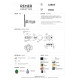 Смеситель для ванны и душа Remer RR ET97D2 встраиваемый Серия Element