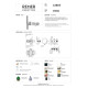Смеситель для ванны и душа Remer RR ET97D3 встраиваемый Серия Element