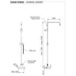 Душевой гарнитур Remer RR EY37 ASSD DO Серия Energy