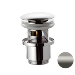 Донный клапан Remer RR905CC2 NPO матовый полированный никель click-clack 1,1/4"