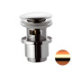 Донный клапан Remer RR905CC2 RL глянцевая медь click-clack 1,1/4"
