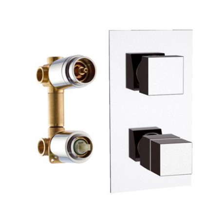 Смеситель для душа Remer RR QT93 Серия Qubika Thermo
