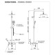 Душевой гарнитур Remer RR EY34 A8CPUFD30 NO Серия Energy