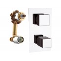 Смеситель для душа Remer RR QT94 Серия Qubika Thermo