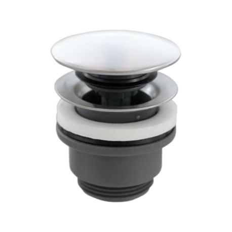 Донный клапан Remer RR SS905CCR click-clack 1,1/4" с переливом.