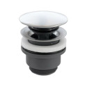 Донный клапан Remer RR SS905CCR click-clack 1,1/4" с переливом.