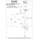 Смеситель для раковины Remer RR CH11LXL CR Серия Chrono
