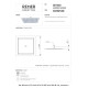 Душевая головка Remer RR SS357UFS40 с шарнирным соединением