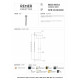 Отвод для душевой головки Remer RR 347N 40