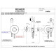 Гигиенический комплект Remer RR CH65W CFP Серия Chrono