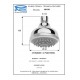 Душевая головка Remer RR 358GR с шарнирным соединением