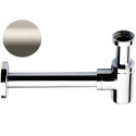 Сифон для умывальника Remer RR 958B XV сталь 1.1/4", латунь, отвод 30 см.