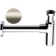 Сифон для умывальника Remer RR 958L XV сталь, латунь, 1.1/4" отвод 30 см.