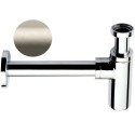Сифон для умывальника Remer RR 958L XV сталь, латунь, 1.1/4" отвод 30 см.