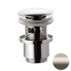 Донный клапан Remer RR905CC2 XV матовое золото click-clack 1,1/4" с переливом.