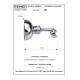 Кронштейн для душевой лейки Remer RR 338DO