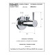 Кран угловой Remer 1/2"- 1/2" RR128L BG