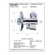 Кран угловой шаровой Remer 1/2"- 1/2" RR127A с фильтром