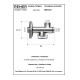 Кран угловой шаровой Remer 1/2"- 1/2" RR123 с фильтром
