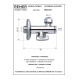 Кран угловой шаровой Remer 1/2"- 10 RR123 с фильтром