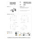 Кронштейн для душа Remer RR 337W