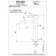 Смеситель для раковины Remer RR MC12A DO Серия Metrica