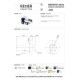 Кронштейн для душевой лейки Remer RR 337M DO
