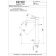 Смеситель для раковины Remer RR MC11LXL DO Серия Metrica
