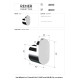 Крючок Remer RR LN50 BG чёрный матовый Серия Lounge