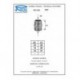 Бочонок (ниппель) Remer RR520 1/2" хром