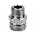 Бочонок (ниппель) переходной Remer RR515 3/8"-1/2" хром
