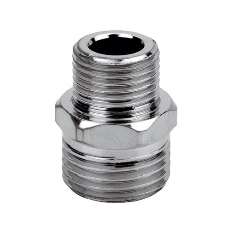 Бочонок (ниппель) переходной Remer RR515 1/2"-3/4" хром