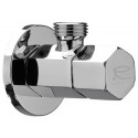 Кран угловой Remer 1/2"- 1/2" RR128E