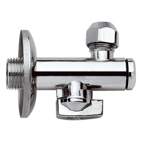 Кран угловой шаровой Remer 1/2"- 10 RR123 с фильтром