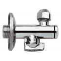 Кран угловой шаровой Remer 1/2"- 10 RR123 с фильтром