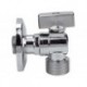Кран угловой шаровой Remer 1/2"- 3/4" RR261NR с обратным клапаном